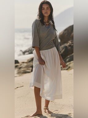 Free People free est sunlit chic midi dress